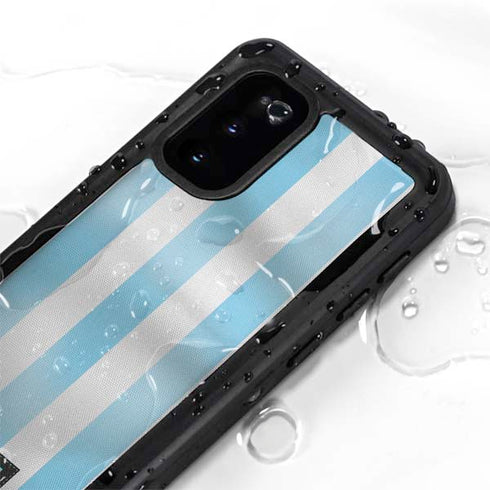 Argentina Soccer Flag Galaxy S20 Waterproof Case